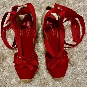 Ralph Lauren Espadrilles Size 8 (not on clearance)